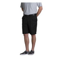 Men's Double-Pleated Classic Fit Twill Shorts